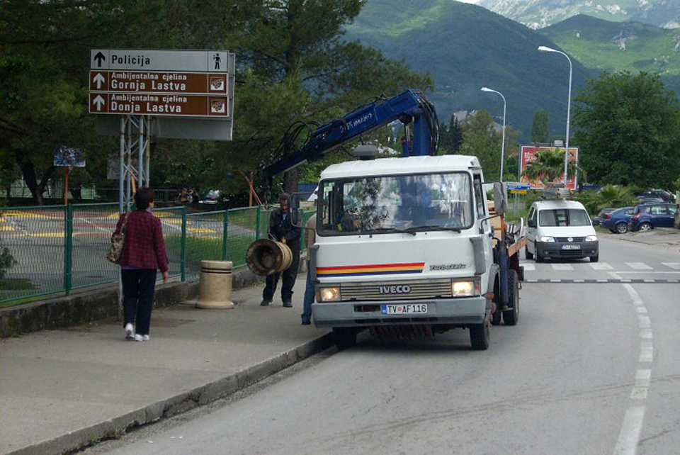 Zamjena kanti za otpatke